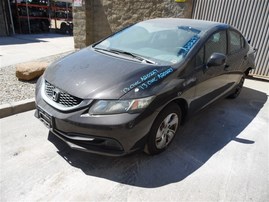 2013 HONDA CIVIC 4DOOR LX BLACK 1.8 AT A20227